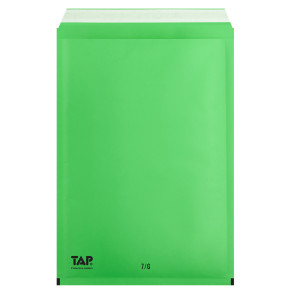 100 Luftpolster-Versandtaschen Grün 250x350 mm G17 EKO TAP Comebag®