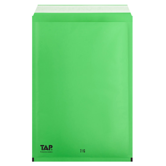 100 Luftpolster-Versandtaschen Grün 250x350 mm G17 EKO TAP Comebag®