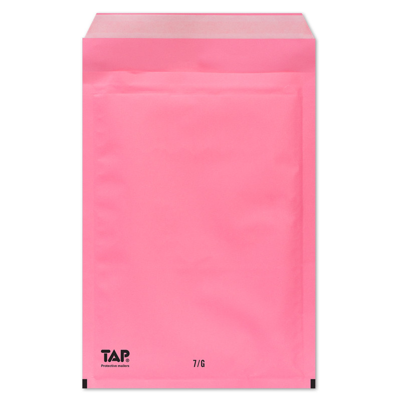 100 Luftpolster-Versandtaschen Rosa 250x350 mm G17 EKO TAP Comebag®