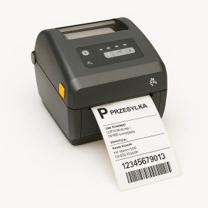 Thermoetiketten 103x199 mm weiß – 1000 Stk., Kern 40 mm, perforiert