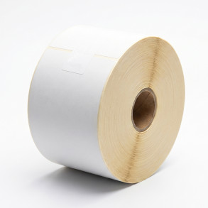 Thermoetiketten 103x199 mm weiß – 1000 Stk., Kern 40 mm, perforiert