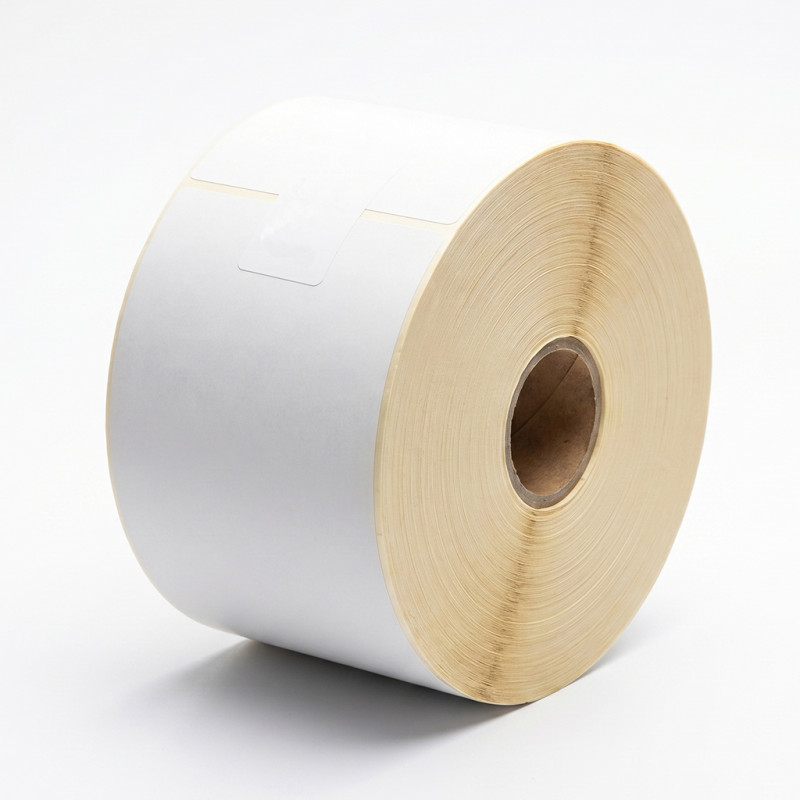 Thermoetiketten 103x199 mm weiß – 1000 Stk., Kern 40 mm, perforiert