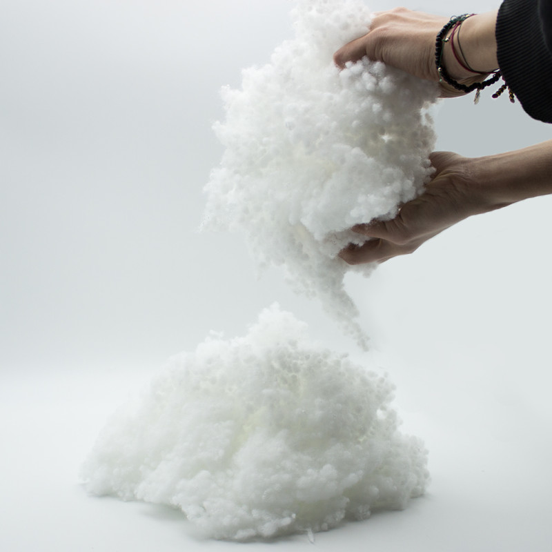 1kg Silikonfüllung Kugelfaser I Qualität – Füllwatte für Kissen