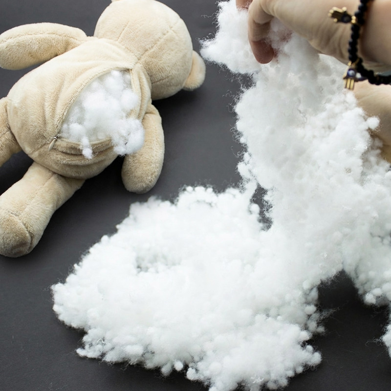 1kg Silikonfüllung Kugelfaser I Qualität – Füllwatte für Kissen