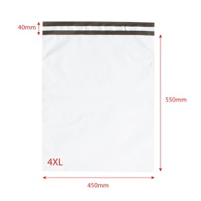 Folienversandtaschen Standard 4XL 450x550mm 50 Stk. Unbedruckt