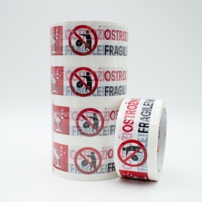 Verpackungsklebeband Fragile! Handle with Care! 48 mm x 60 m PP