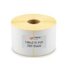 Versandetiketten Thermoetiketten A5 148×210mm Halbglänzend – 500 St., Hülse 76mm, Acrylat