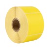 Thermoetiketten gelb 100x150mm 500Stck Hülsenkern 25mm perforiert
