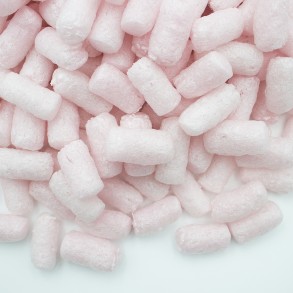Verpackungschips aus Pflanzenstärke BIO 400l Pastellrosa