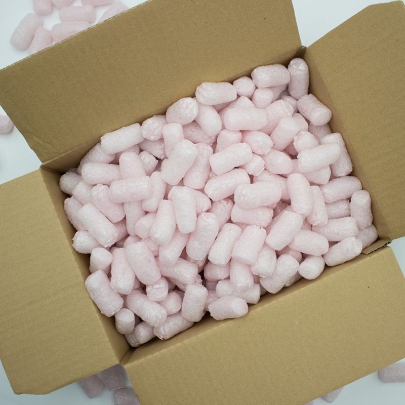 Verpackungschips aus Pflanzenstärke BIO 400l Pastellrosa