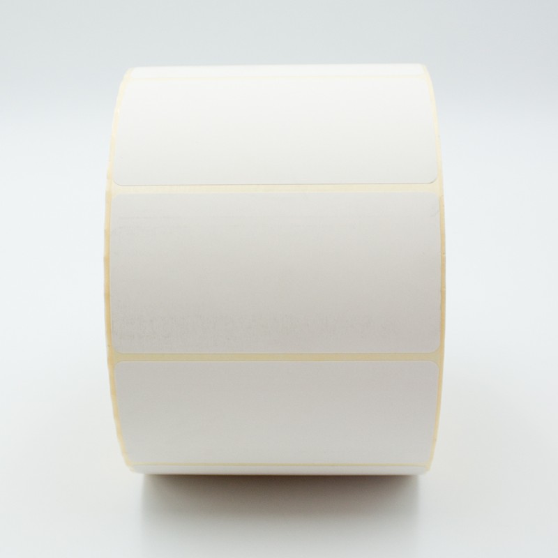 Thermoetiketten ECO 100×50 mm 2000 Stück Hülse 76 mm Weiß