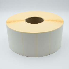 Thermoetiketten ECO 100×50 mm 6000 Stück Hülse 76 mm Weiß