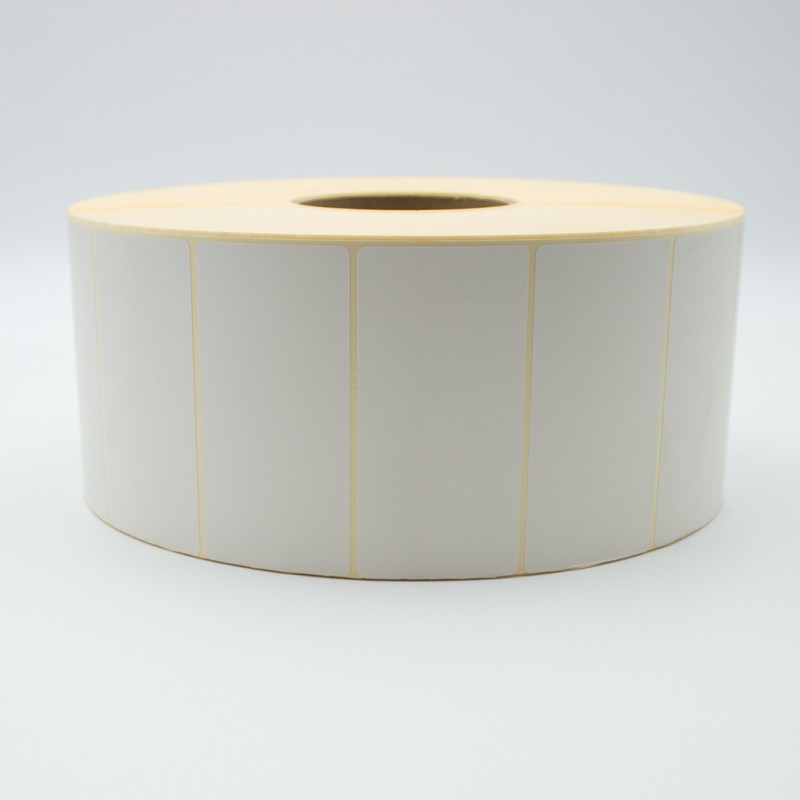 Thermoetiketten ECO 100×50 mm 6000 Stück Hülse 76 mm Weiß