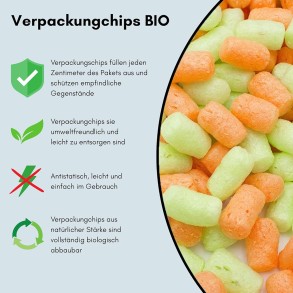 Pumpkin - Verpackungschips Aus Pflanzenstärke BIO 200l