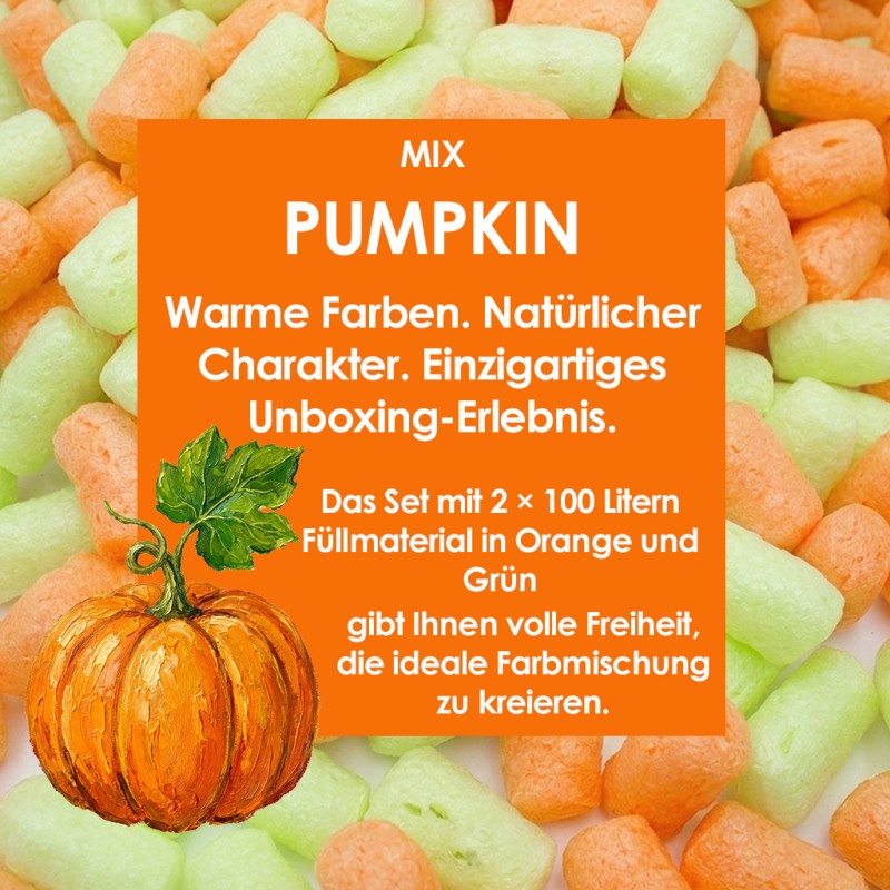 Pumpkin - Verpackungschips Aus Pflanzenstärke BIO 200l