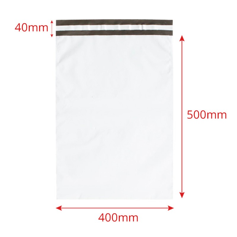 Folienversandtaschen Standard B3 400x500mm 50 Stk. Unbedruckt
