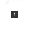 Etiketten A4 210 x 297mm für Drucker 100 Blatt