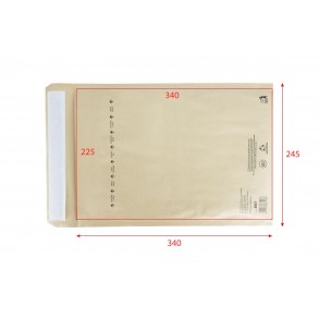 Luftpolsterpapier-Versandtaschen B4 245 x 340 mm