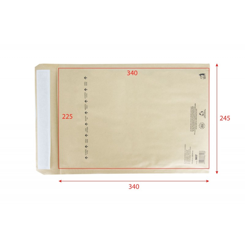 Luftpolsterpapier-Versandtaschen B4 245 x 340 mm