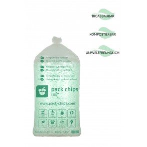 300l Verpackungschips aus Pflanzenstärke BIO Grün