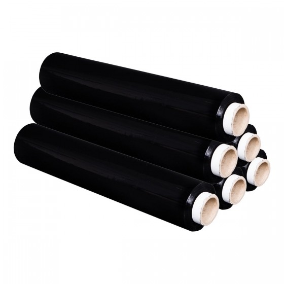 Folia stretch Czarna 2,5kg Paleta 288szt Folia stretch Czarna 2,5kg Paleta 288szt